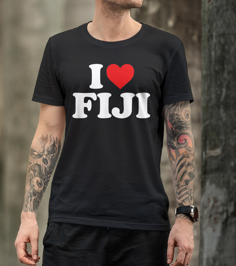 I Heart Fiji Love T-Shirt