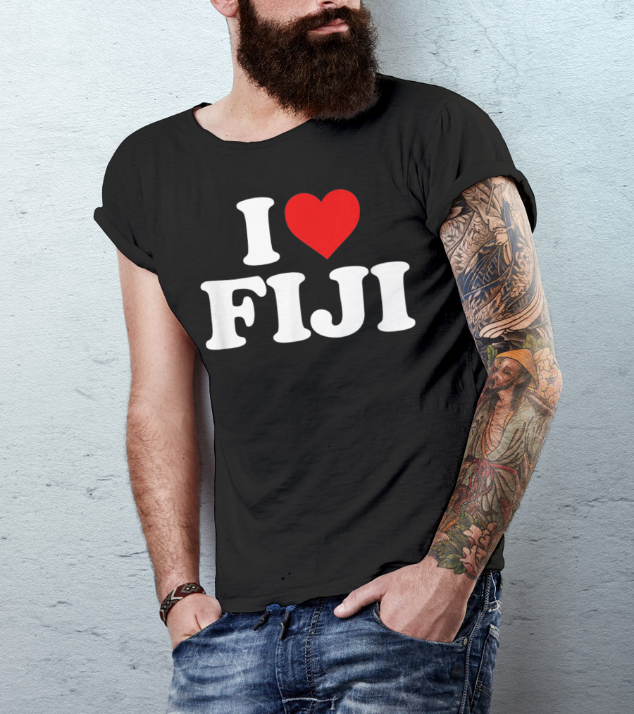 I Heart Fiji Love T-Shirt