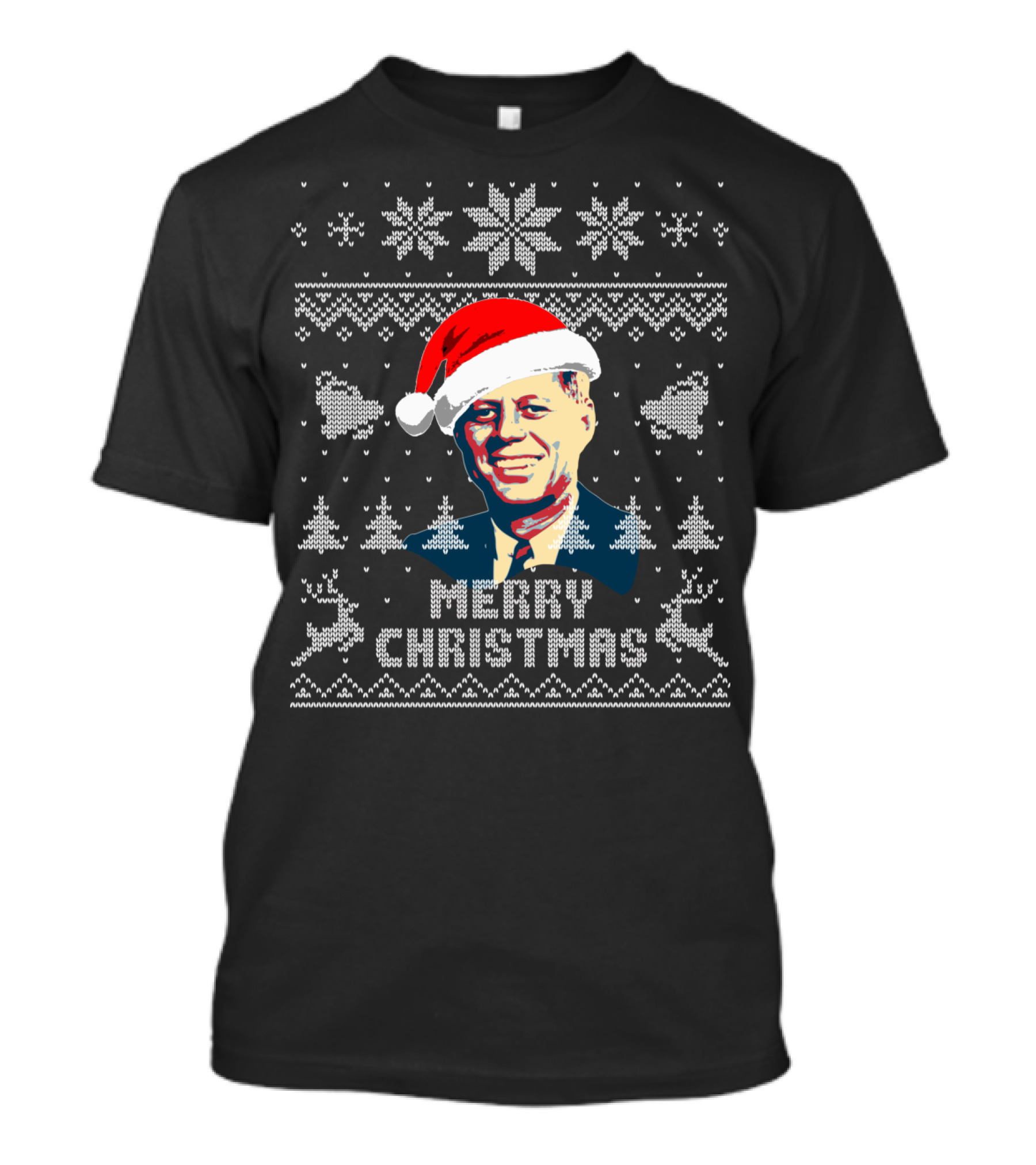 John Kennedy Merry Christmas Santa T-Shirt