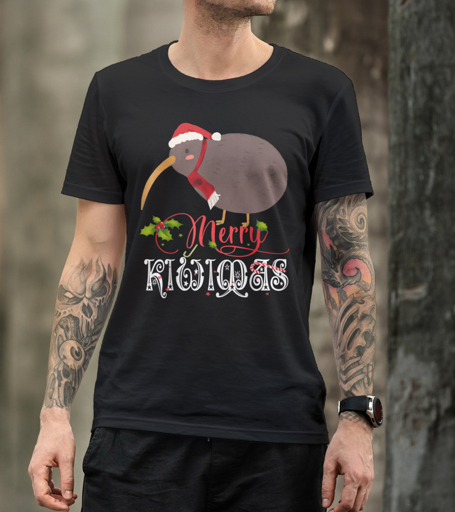 Merry Kiwi Christmas Family Matching T-Shirt