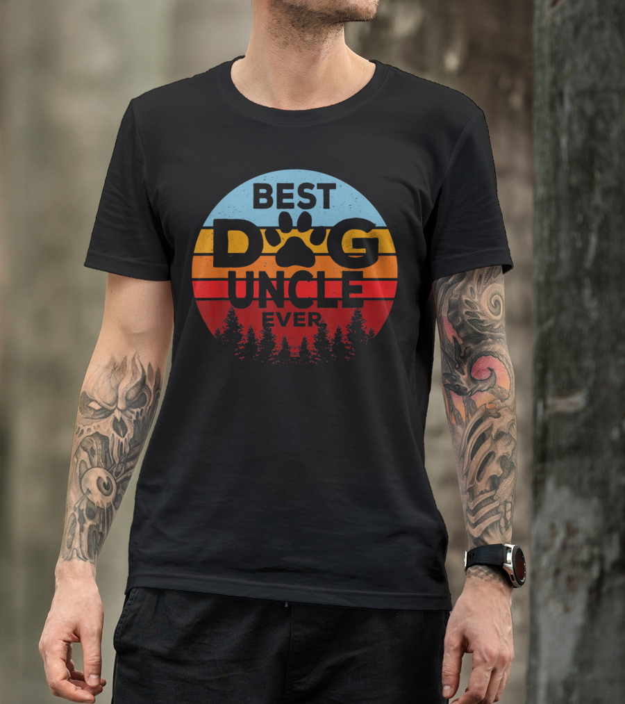 Best Dog Uncle Ever Vintage T-Shirt