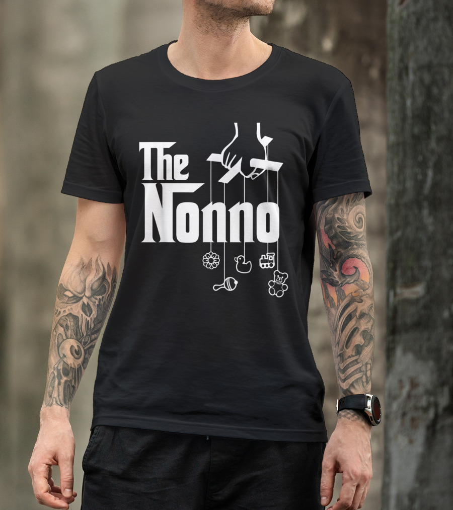 The Nonno Italian Grandpa Puppet Toys Baby Shower T-Shirt