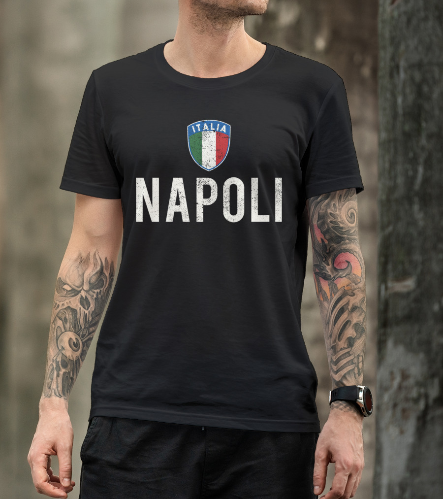 Napoli Italia Italian Flag Emblem Love Naples T-Shirt