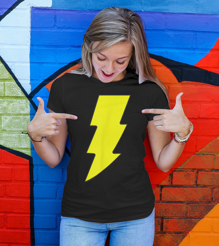 Shazam Lightning Bolt T-Shirt