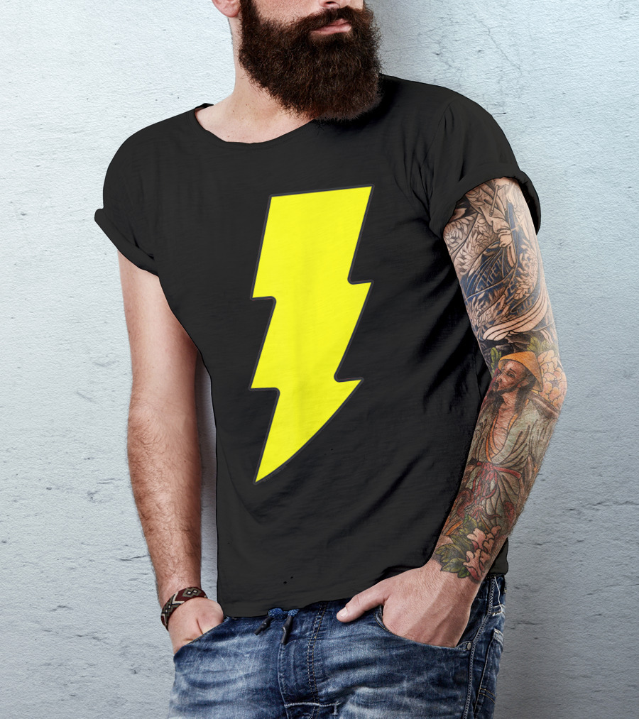 Shazam Lightning Bolt T-Shirt