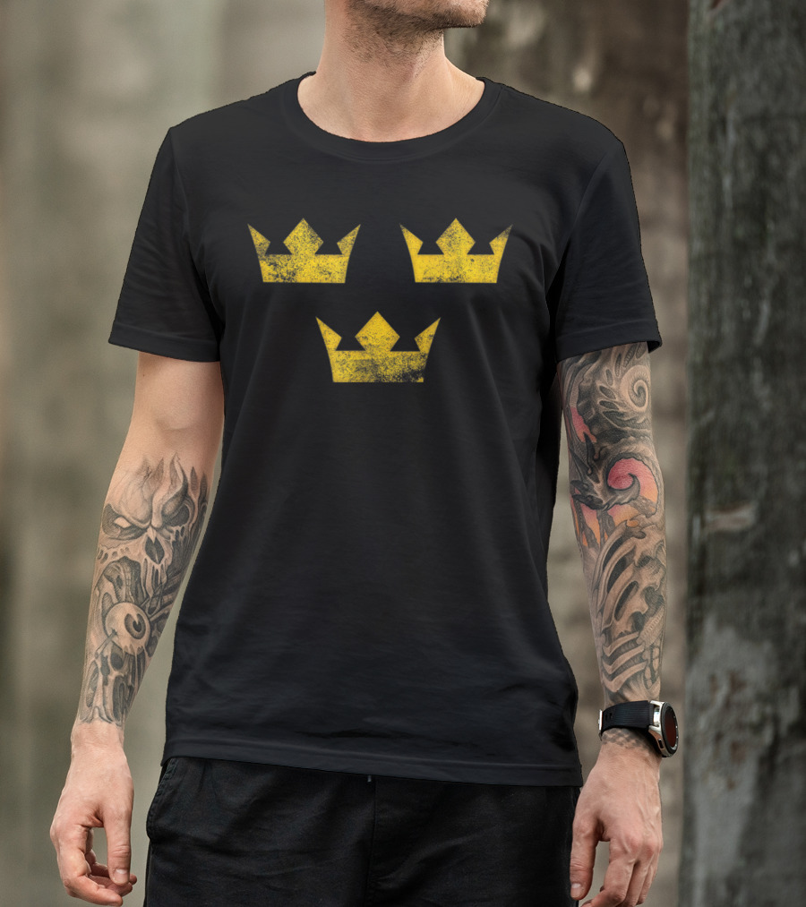 Sweden Sverige Hockey Tre Kronor Three Crowns T-Shirt