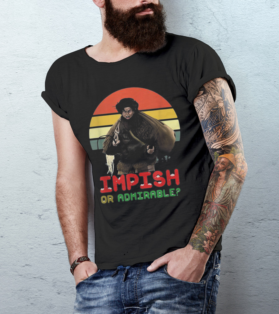 Impish Or Admirable Vintage Retro Sunset T-Shirt