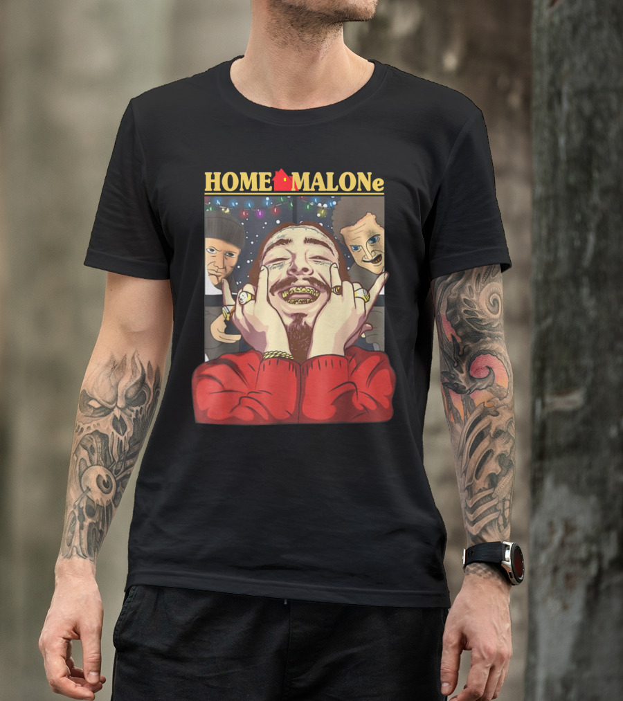 HOME MALONe Vintagehomemalone Christmas Winter T-Shirt