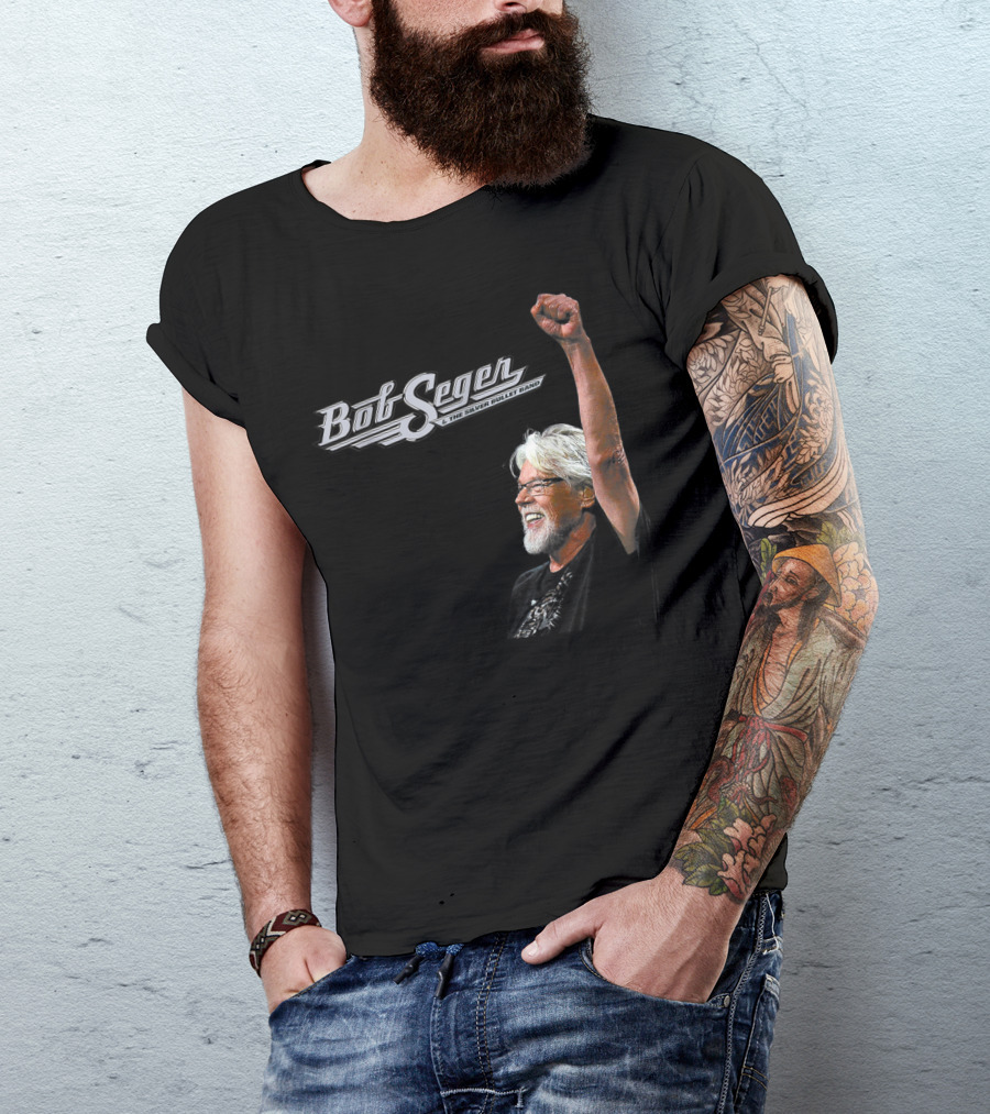 Bob Seger And The Silver Bullet Band Raised Arm T-Shirt
