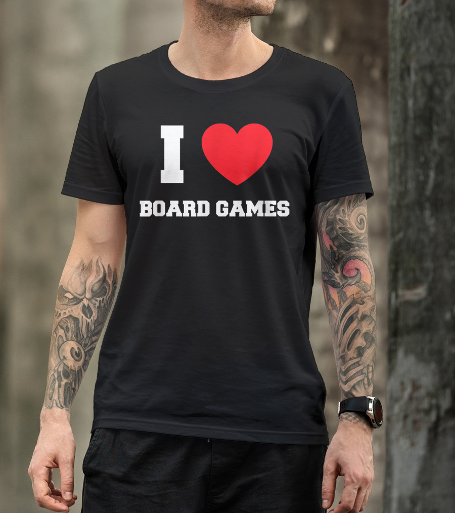 I Heart Board Games T-Shirt