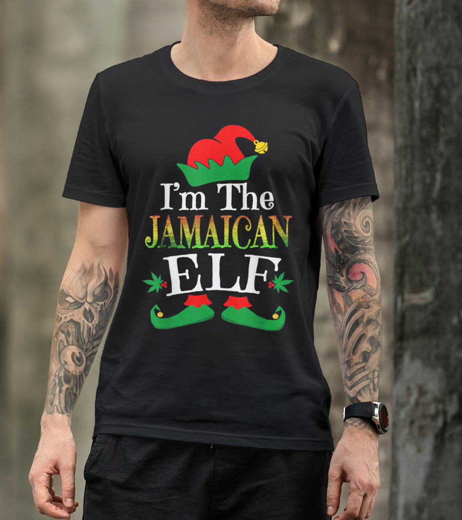 I'm The Jamaican Elf Weed Humor T-Shirt