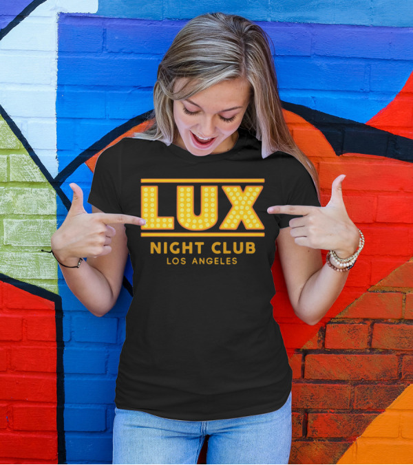 Lux Night Club Los Angeles Morningstar Funny Geek T-Shirt