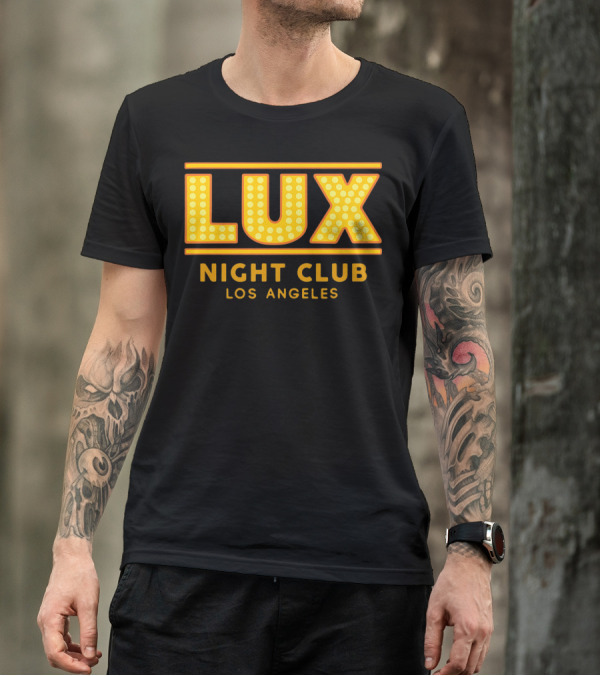 Lux Night Club Los Angeles Morningstar Funny Geek T-Shirt