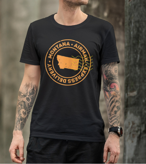 Montana Airmail Express Delivery T-Shirt