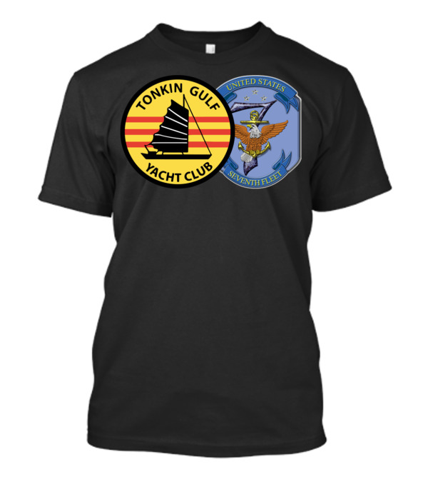Tonkin Gulf Yacht Club United States Seventh Fleet Navy Emblem T-Shirt