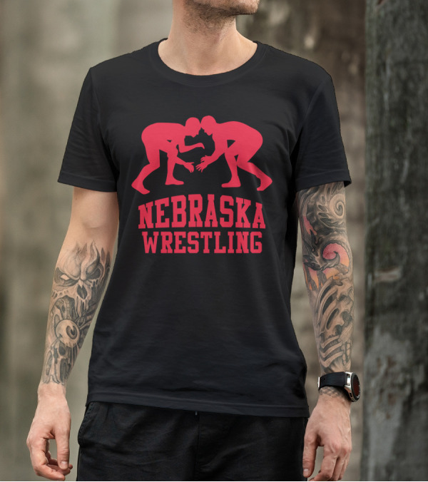 Nebraska Wrestling Red Grapplers T-Shirt