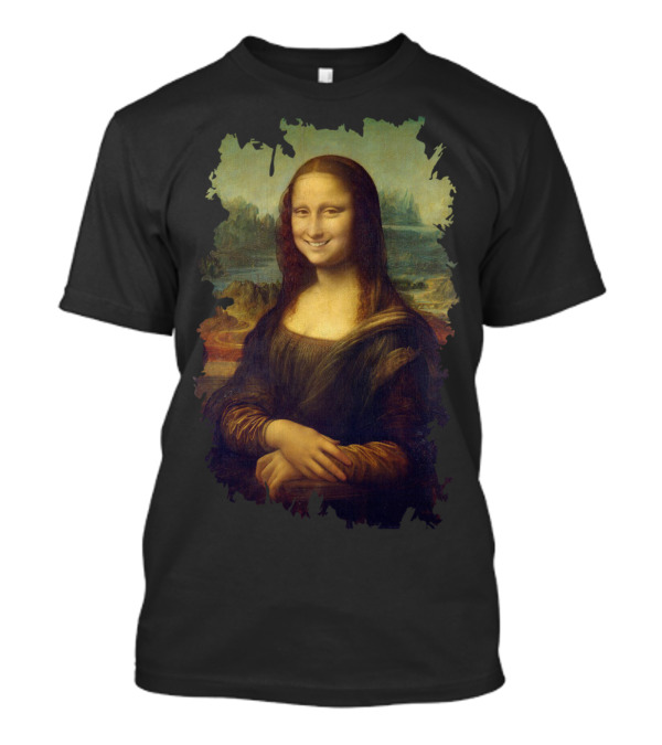 Smiling Mona Lisa With Altered Expression T-Shirt