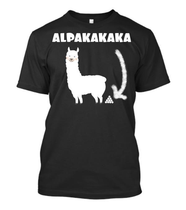 Alpakakaka Lustige Alpaka Grafik Mit Humorvoller T-Shirt
