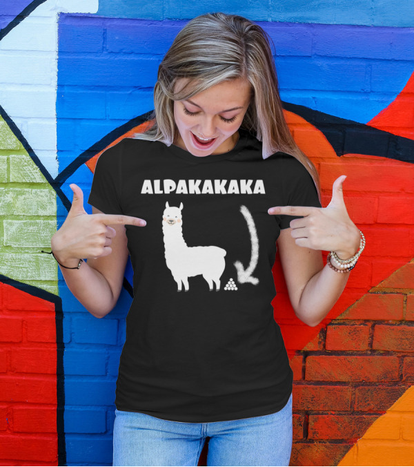 Alpakakaka Lustige Alpaka Grafik Mit Humorvoller T-Shirt