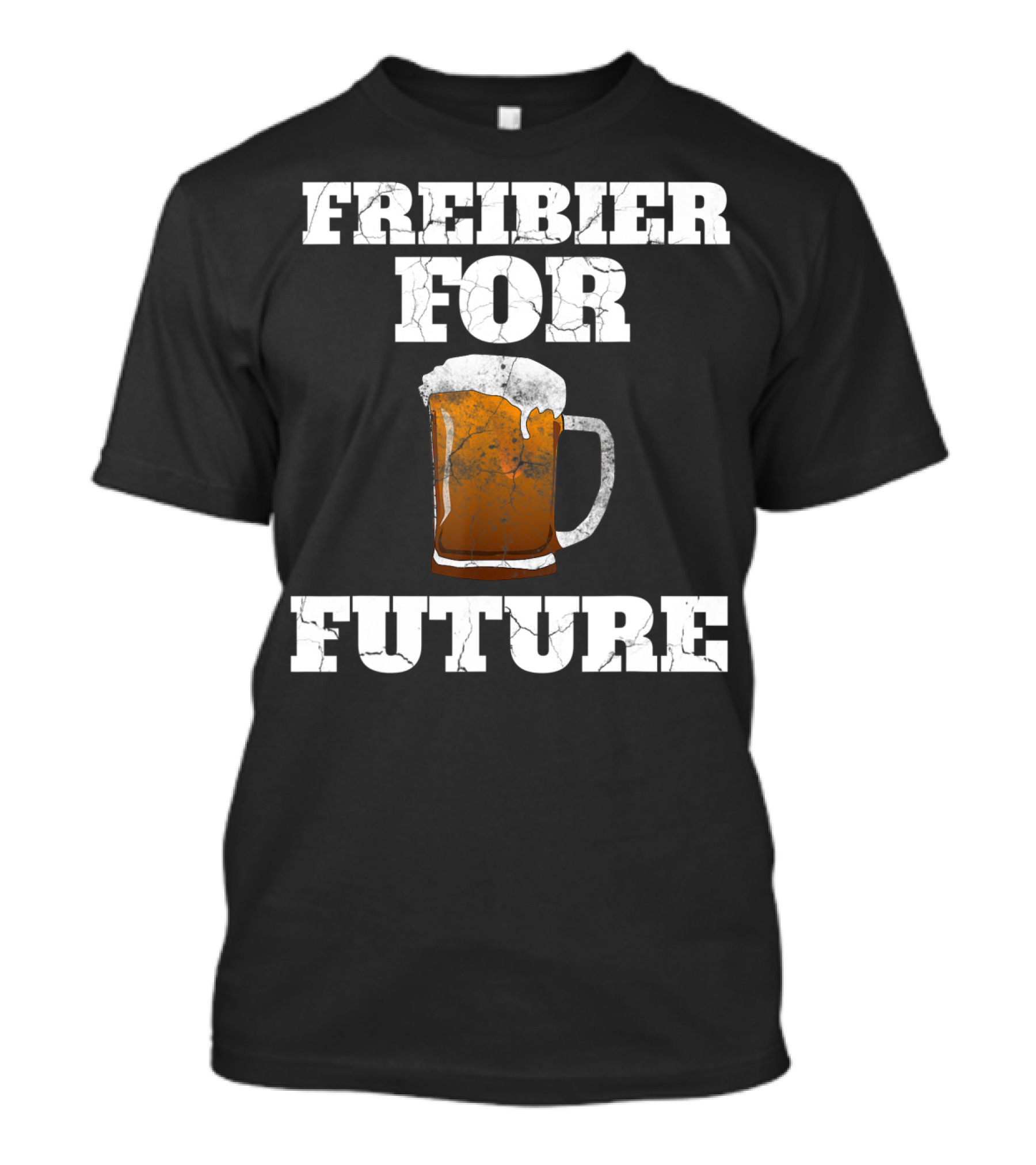 Witziges Freibier For Future Fun Bier Vintage Beer Mug T-Shirt