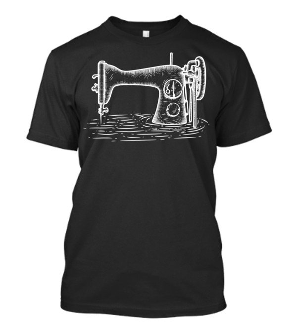 Sewing Machine Submarine Funny Quilting Adventure T-Shirt