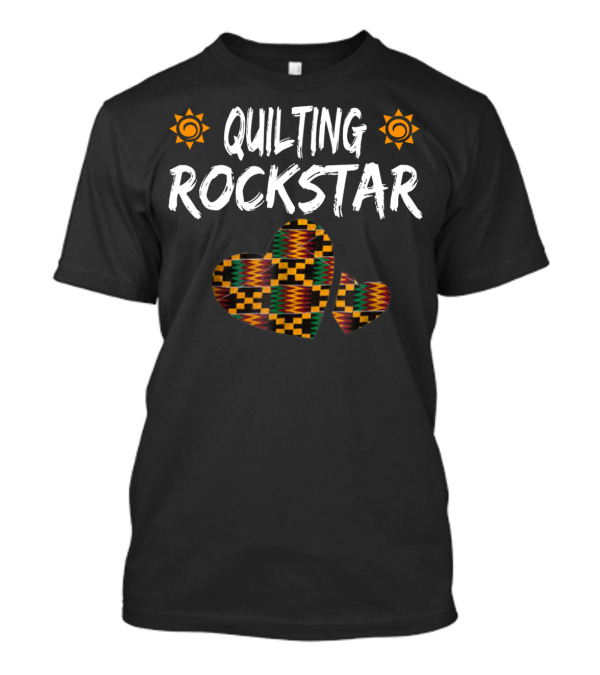 Quilting Rockstar Tribal Heart Print T-Shirt