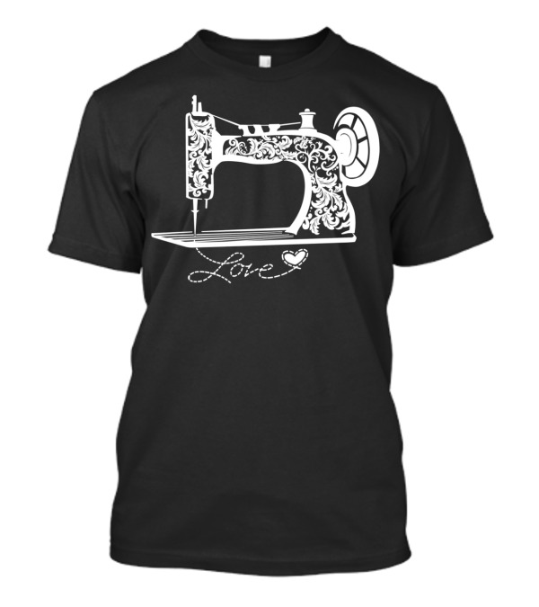 Quilters Sewing Machine Love Sew Crafting T-Shirt