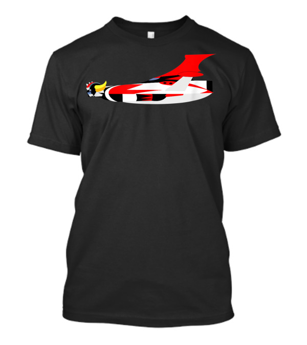 Grendizer Spazer UFO Robot Spacecraft Flying In Action T-Shirt