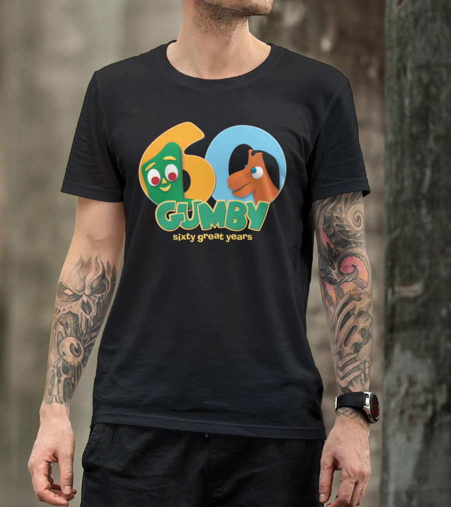 Gumby Sixty Great Years 60th Anniversary T-Shirt