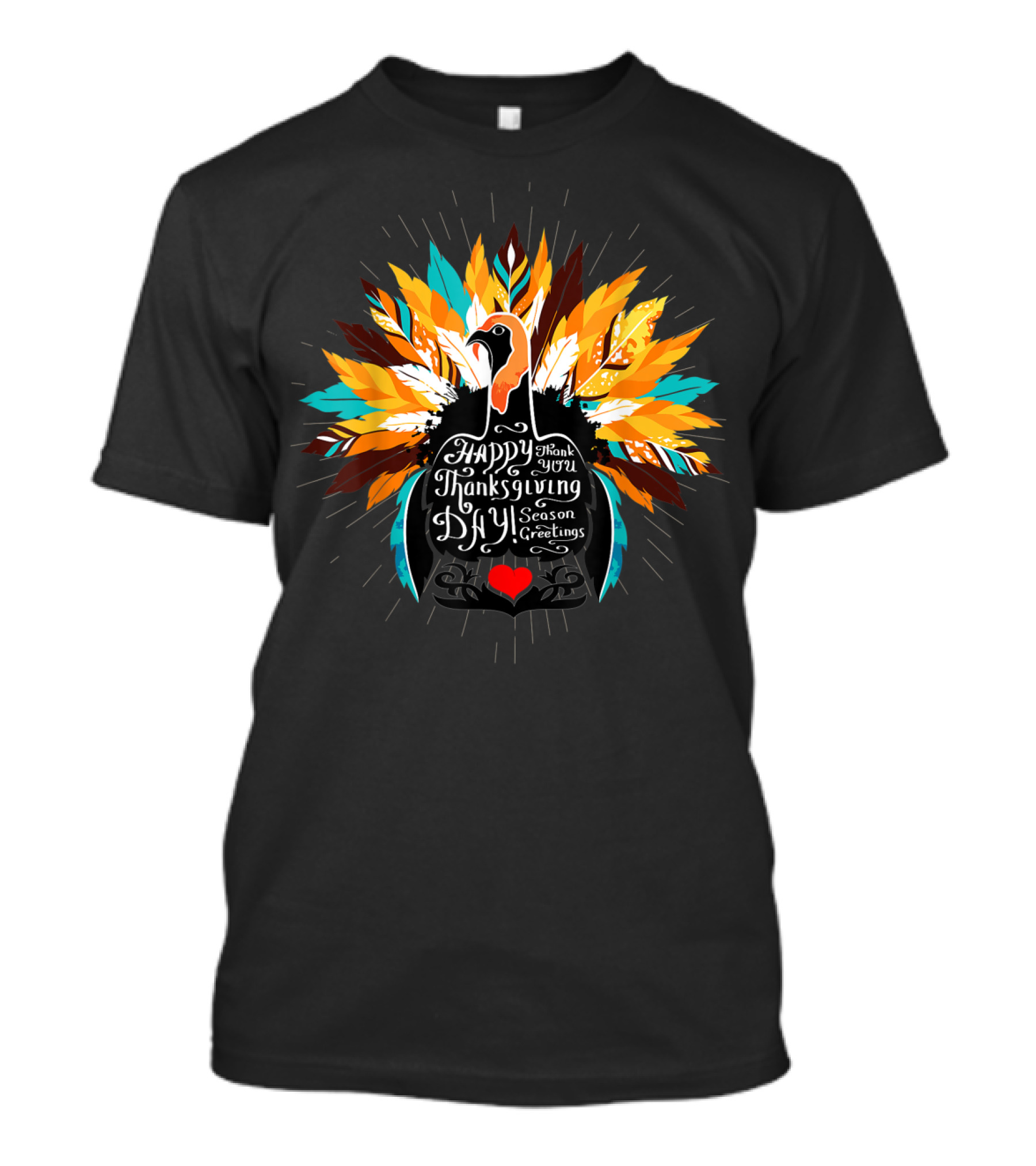HAPPY THANKSGIVING DAY Thank You Season Greetings T-Shirt