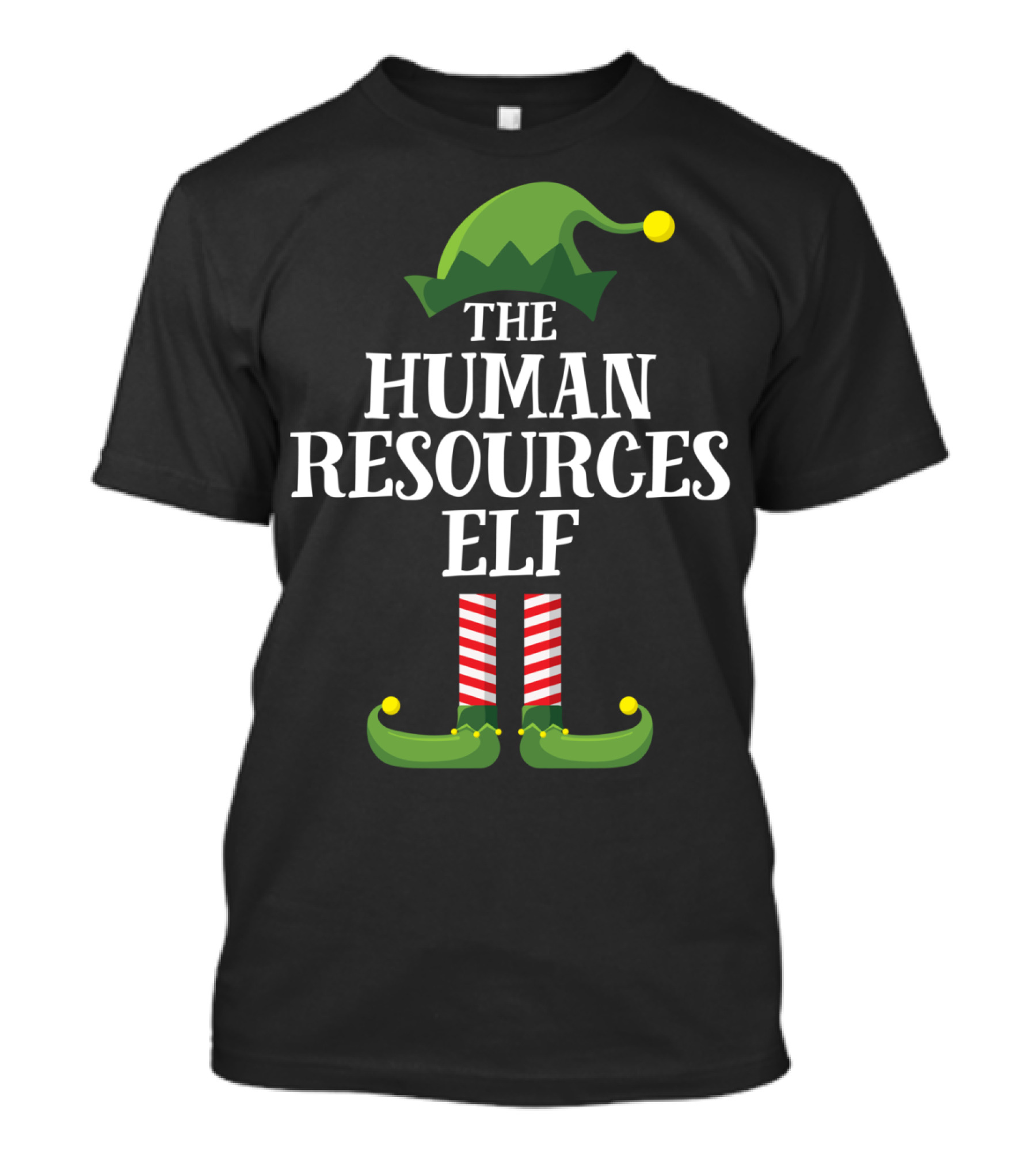 The Human Resources Elf Family Group Christmas Matching T-Shirt