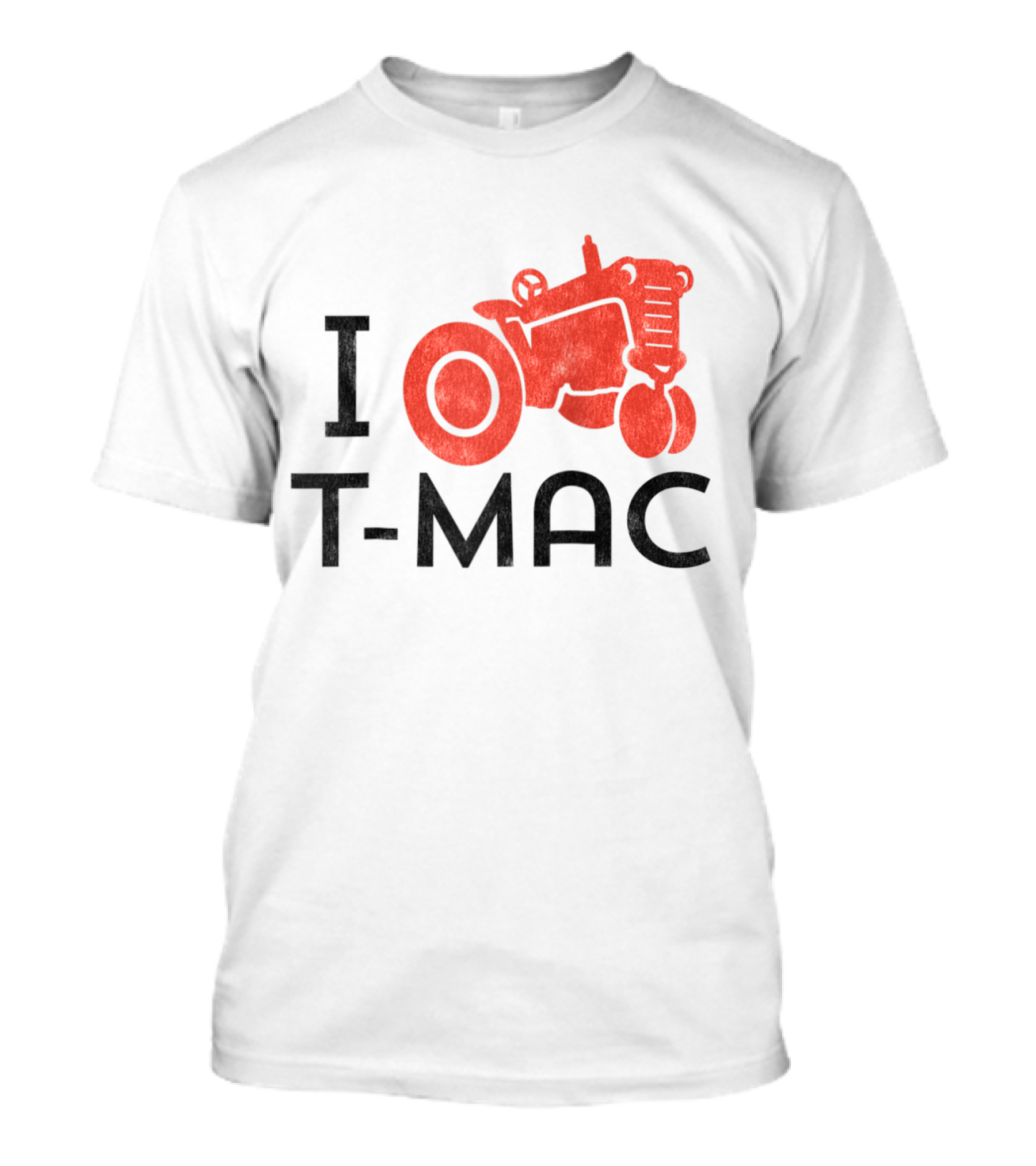 I Love T-Mac Red Tractor T-Shirt