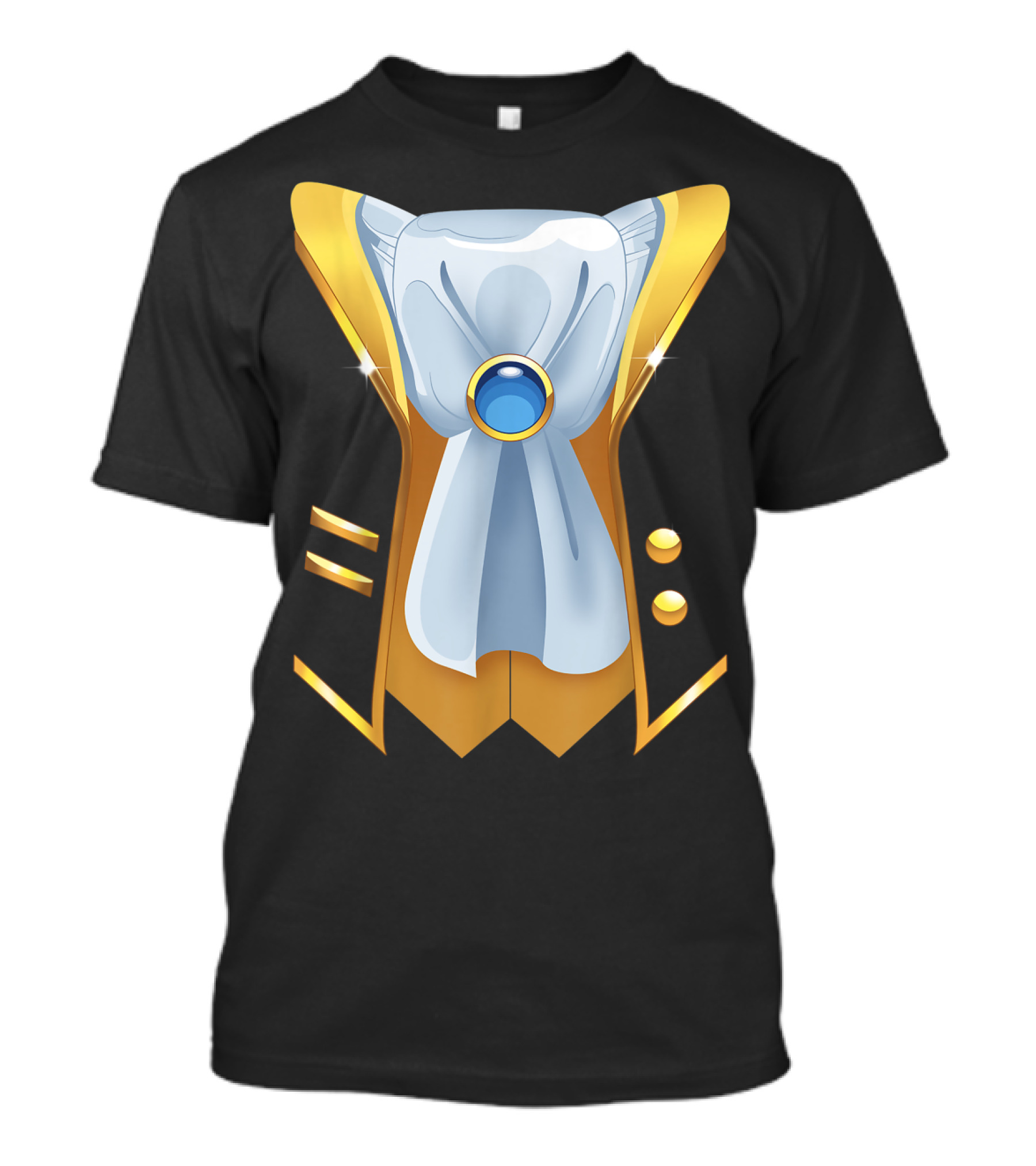 Beauty And The Beast Disney Costume Coat Bow Design XN T-Shirt