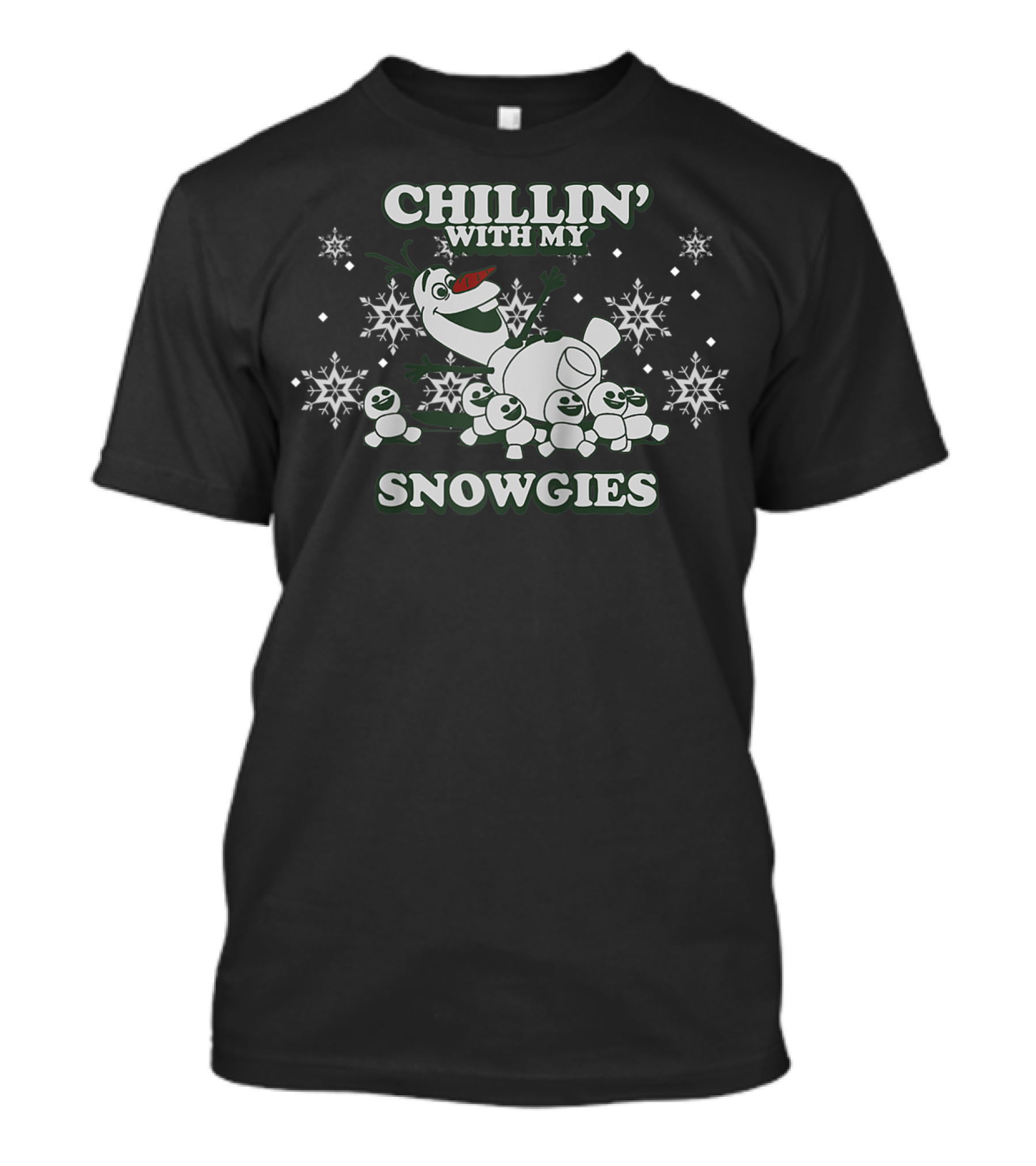 Disney Frozen Olaf Chillin' With My Snowgies Snowflakes T-Shirt