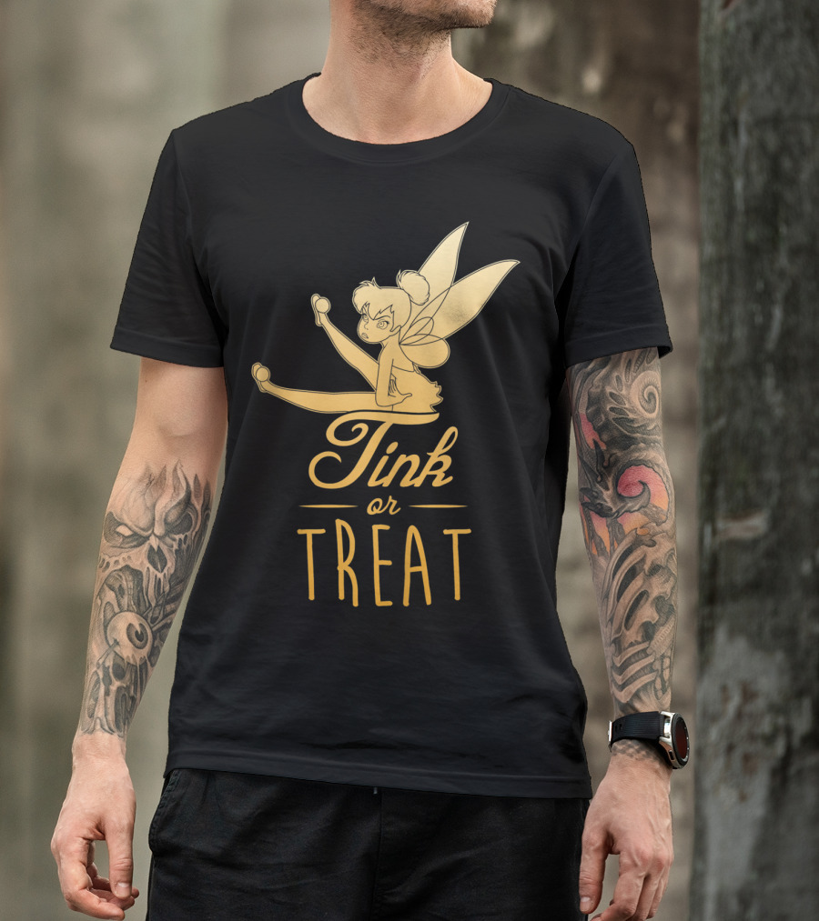Disney Peter Pan Tinker Bell Tink Or Treat Halloween I7 T-Shirt
