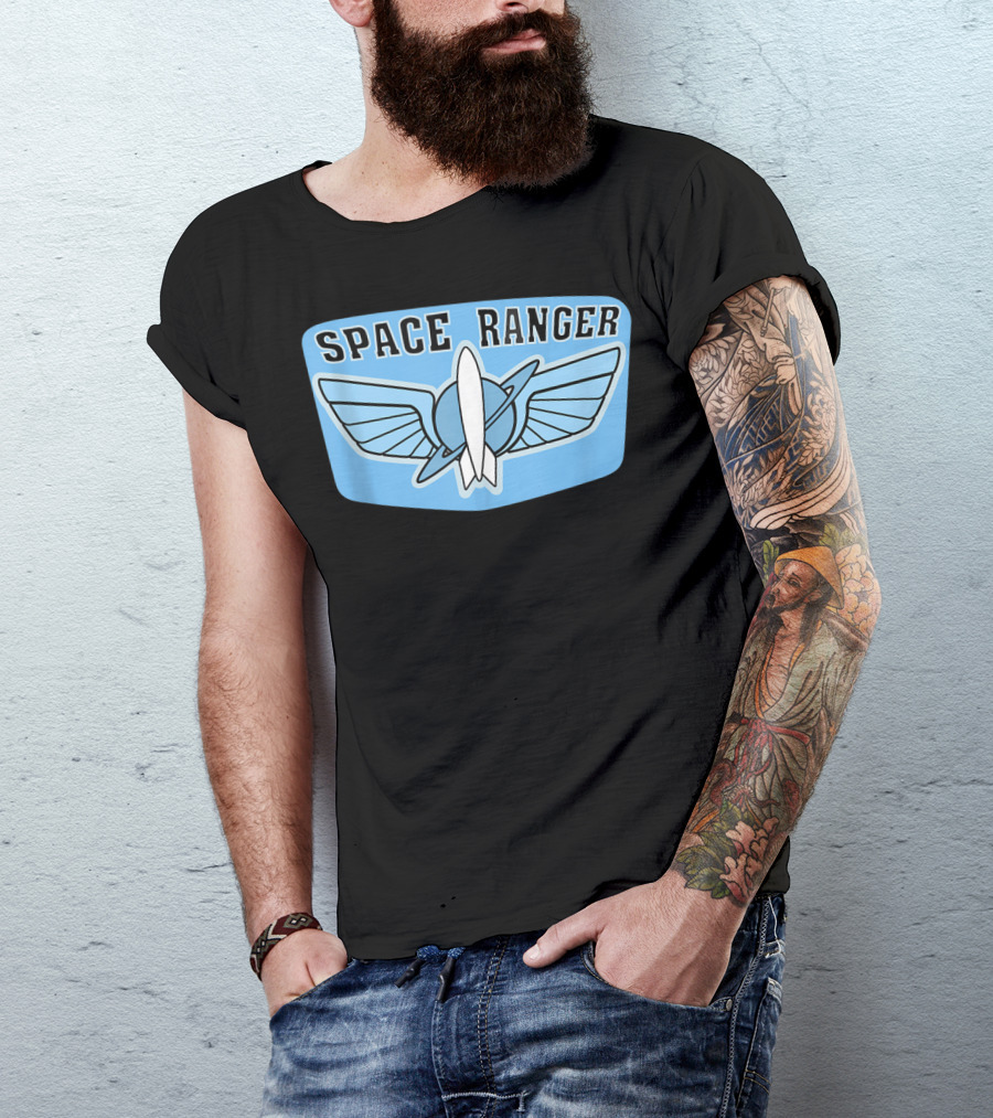 Disney Pixar Toy Story Space Ranger Winged Badge T-Shirt