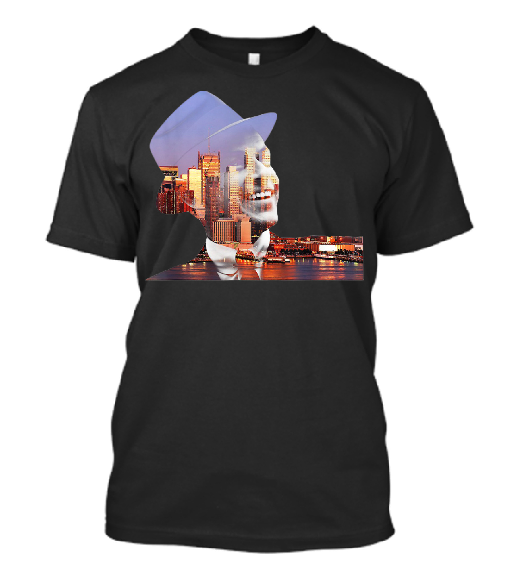 Frank Sinatra New York City Skyline T-Shirt