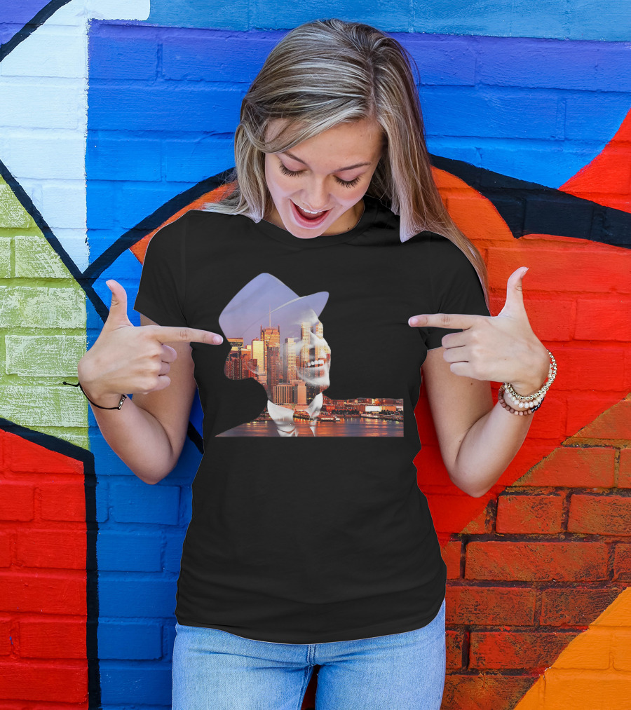 Frank Sinatra New York City Skyline T-Shirt