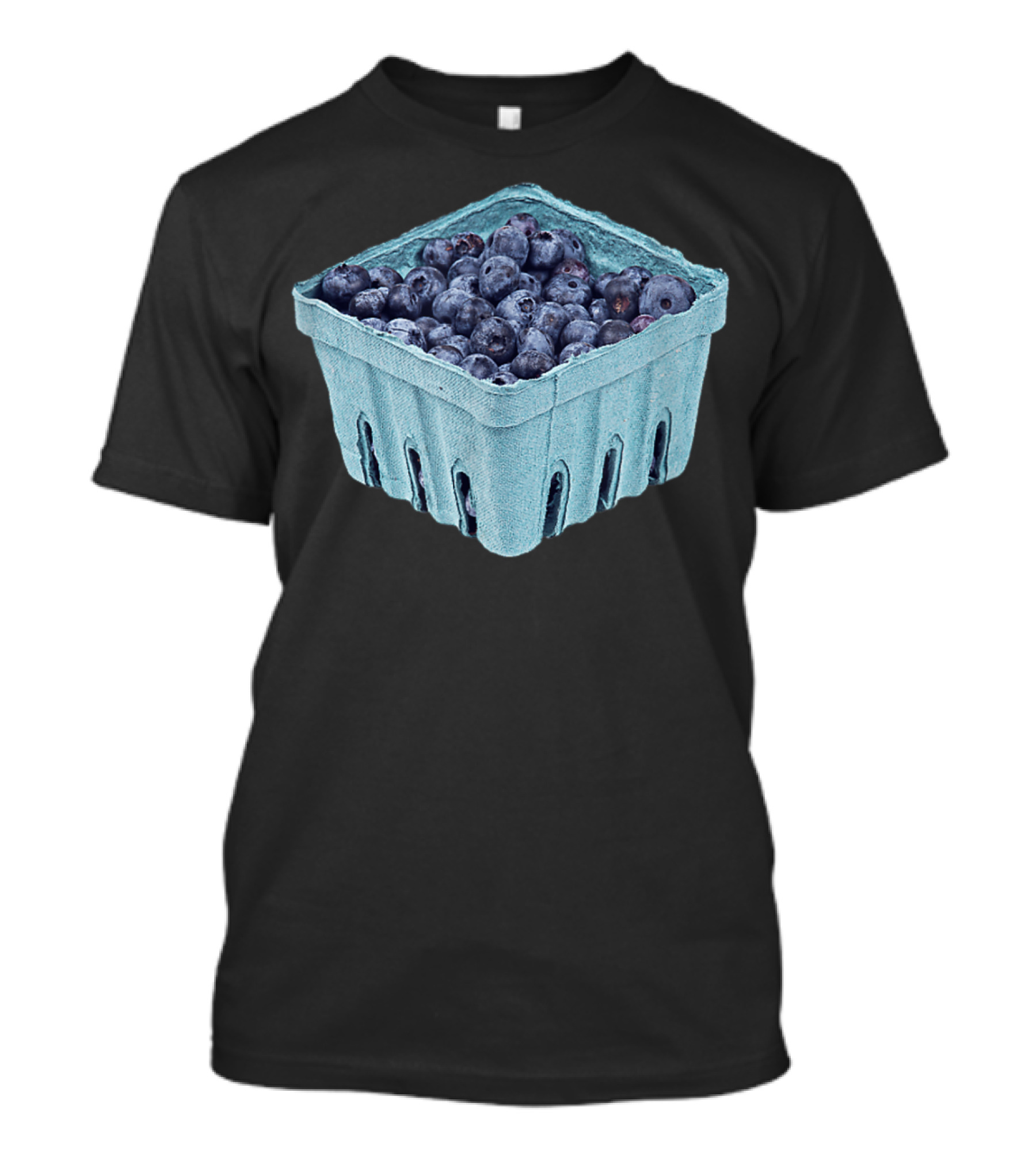 Fresh Blueberries In Blueberry Pint Basket T-Shirt