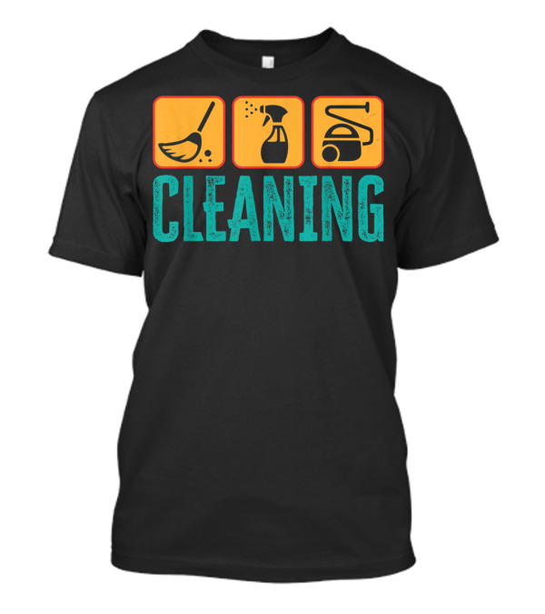 Cleaning Equipment Funny Declutter Icons T-Shirt