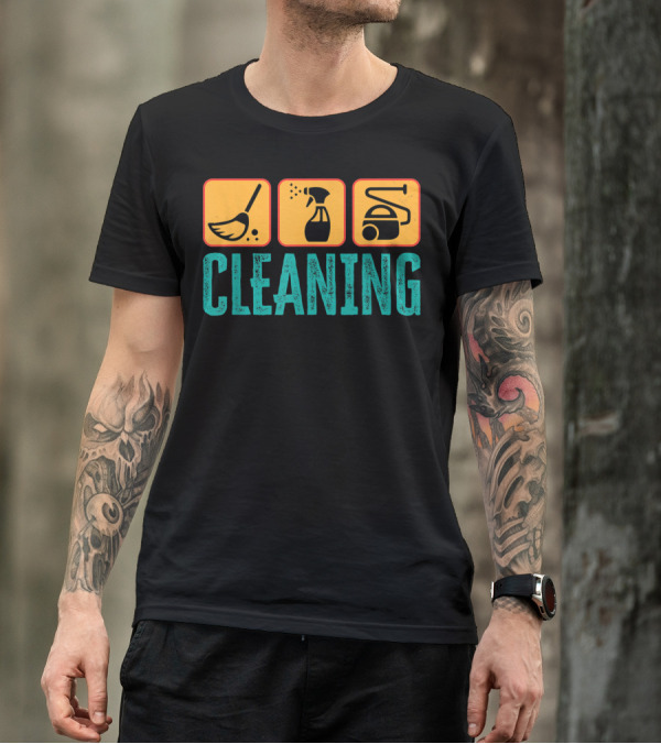 Cleaning Equipment Funny Declutter Icons T-Shirt