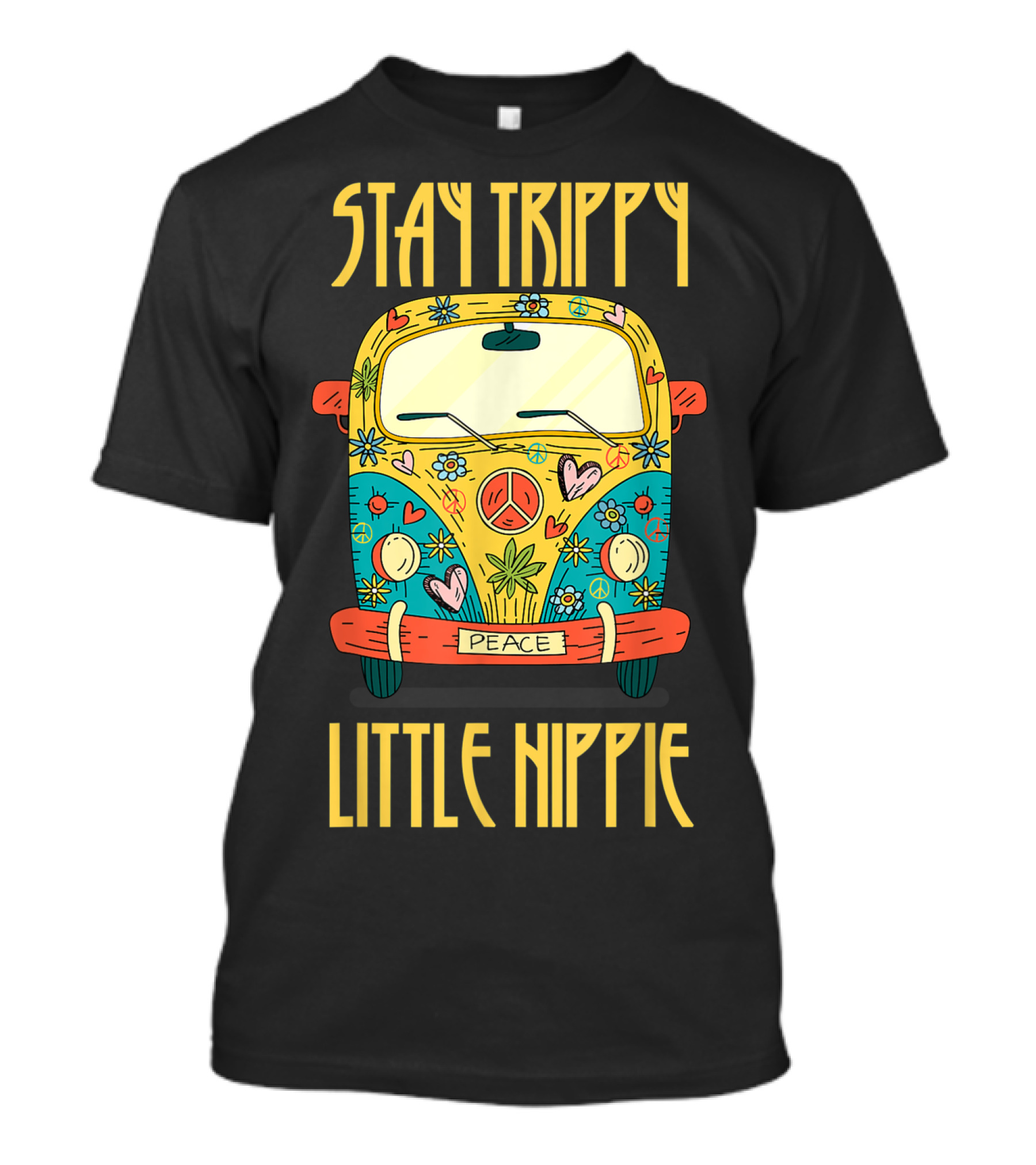 Stay Trippy Peace Van Little Hippie T-Shirt