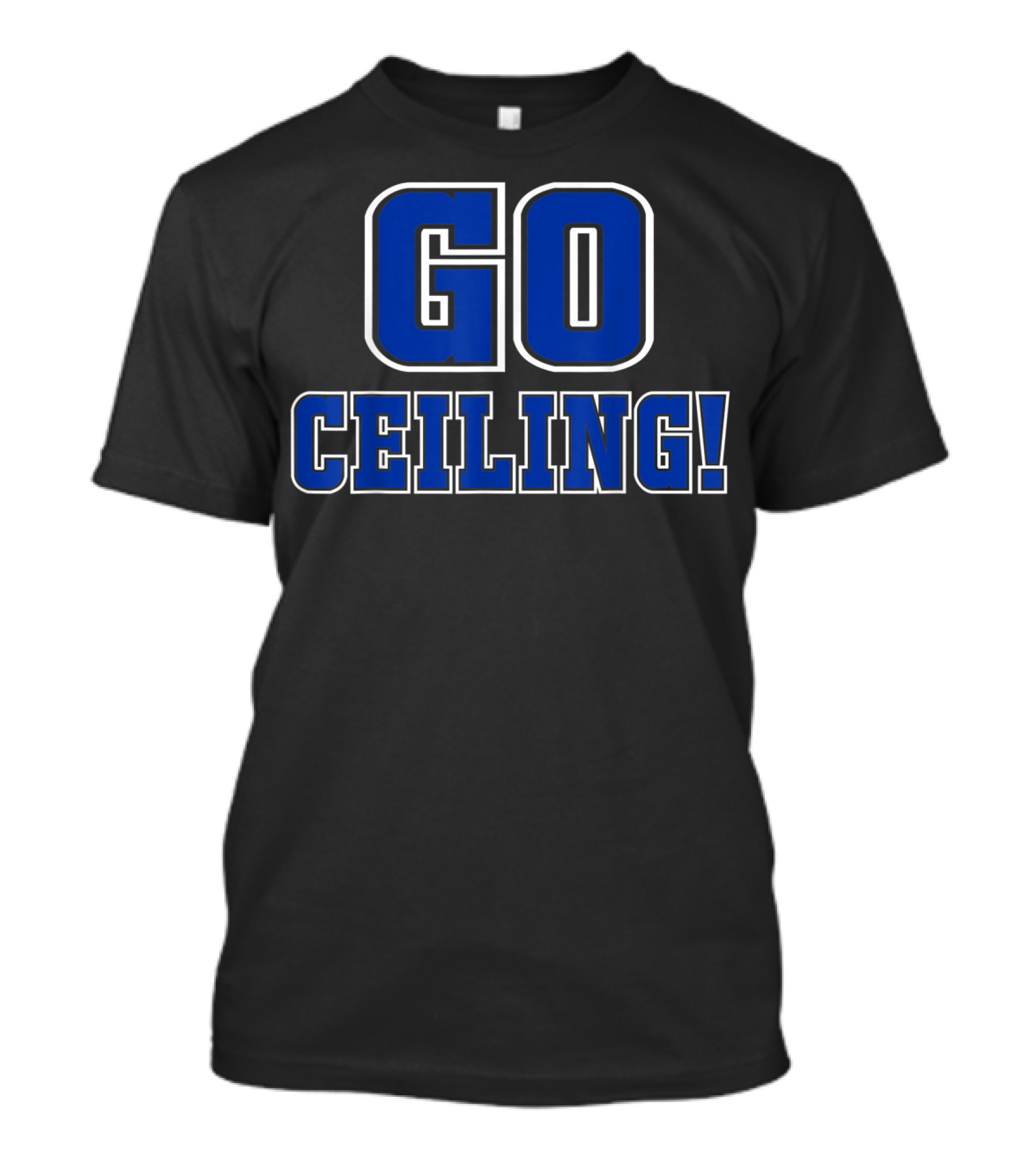 Go Ceiling Fan Minimal Funny Easy Pun Cheer Team Spirit T-Shirt