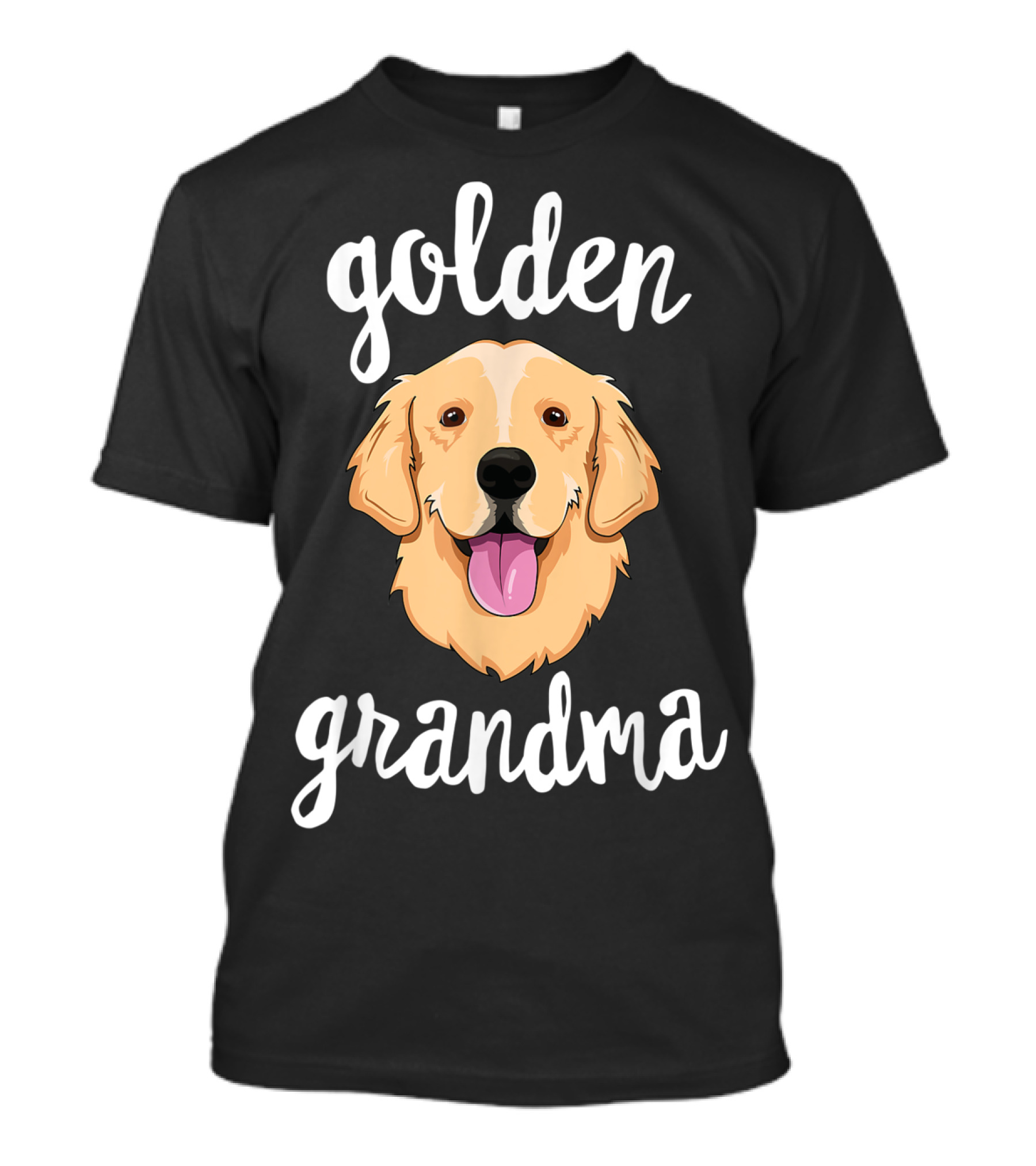 Golden Grandma Golden Retriever Fur Mom Dog T-Shirt