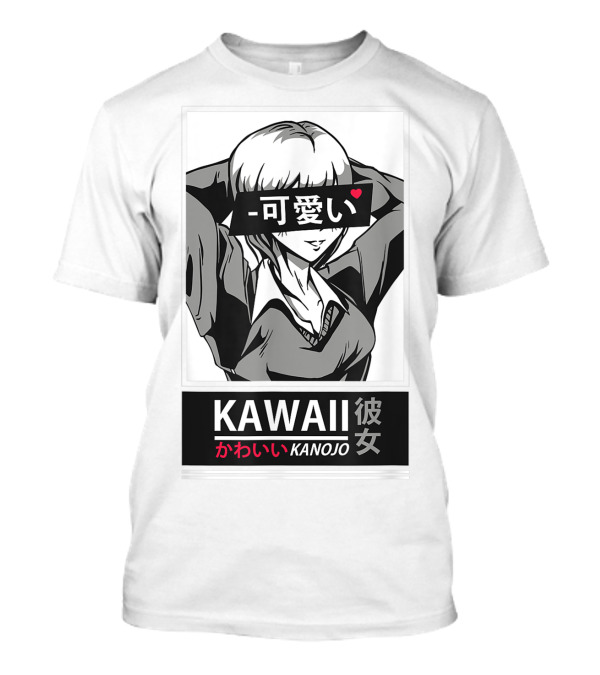 Kawaii Kanojo Goth Anime Girl Manga Cosplay T-Shirt