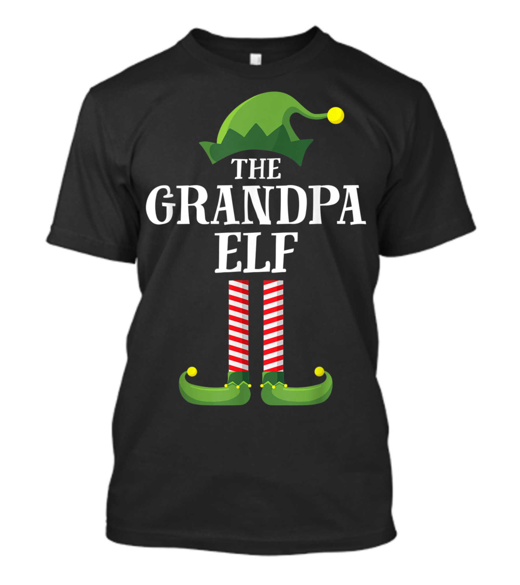 The Grandpa Elf Family Christmas Matching Group T-Shirt