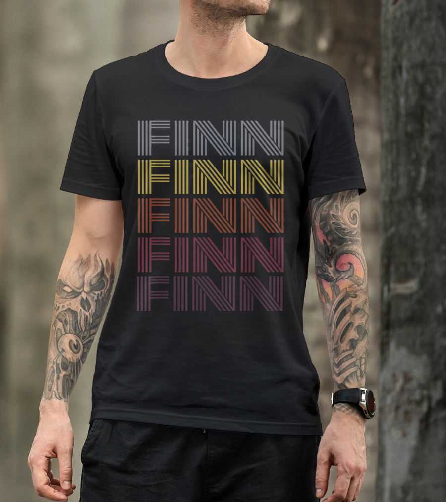 Finn Gradient Multicolor Stripes T-Shirt