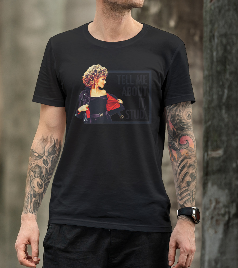 Grease Tell Me About It Stud Sandy Iconic T-Shirt