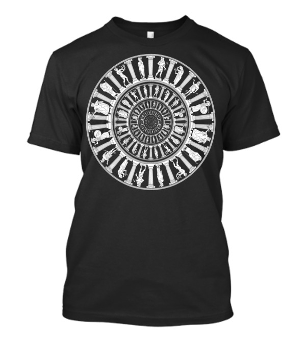 Greek Gods Vortex Mythology Ancient Greece Iconic Symbols T-Shirt