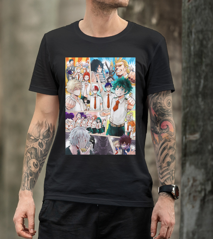 My Hero Academia All Stars Plus Ultra Team Classic T-Shirt